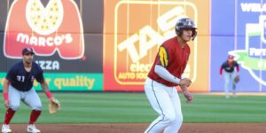 Valencia's three-run blast powers Toledo to victory over Iowa Thumbnail