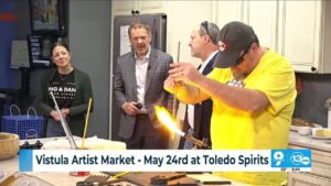 Lighting Up The Vistula Artist Market!