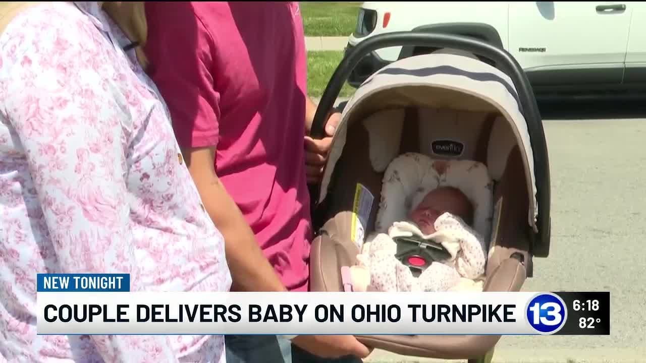 Wauseon couple welcomes baby on Ohio Turnpike